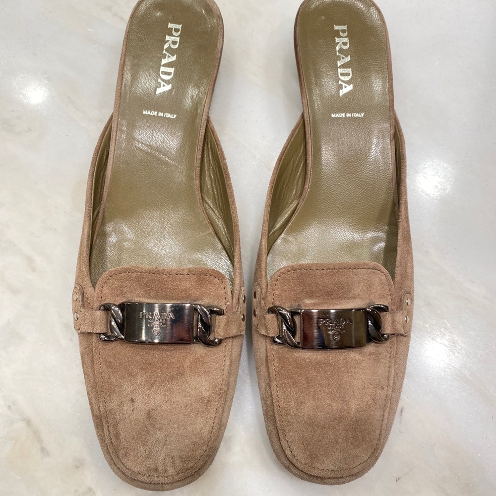 Prada Flat Mules